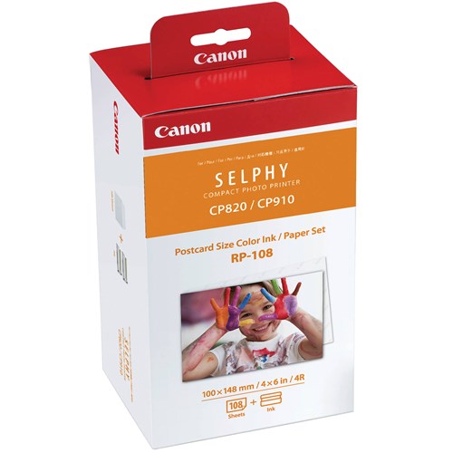 Canon RP-108IN ink paper set for Selphy Printer 004